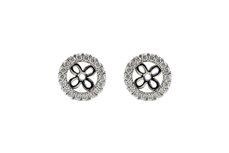 A242-49379: EARRING JACKETS .24 TW (FOR 0.75-1.00 CT TW STUDS)