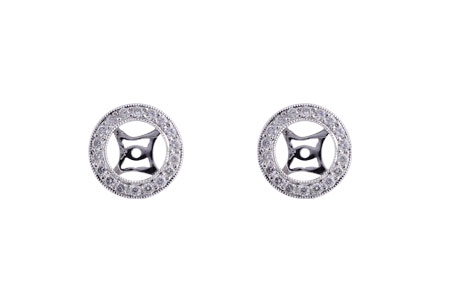 K238-87569: EARRING JACKET .32 TW (FOR 1.50-2.00 CT TW STUDS)