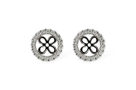 M242-49387: EARRING JACKETS .30 TW (FOR 1.50-2.00 CT TW STUDS)