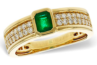 C329-79442: LDS RG .42 EMERALD .75 TGW (5x4MM EM)
