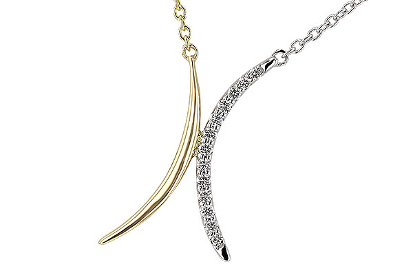 E329-73033: NECKLACE .14 TW (18")