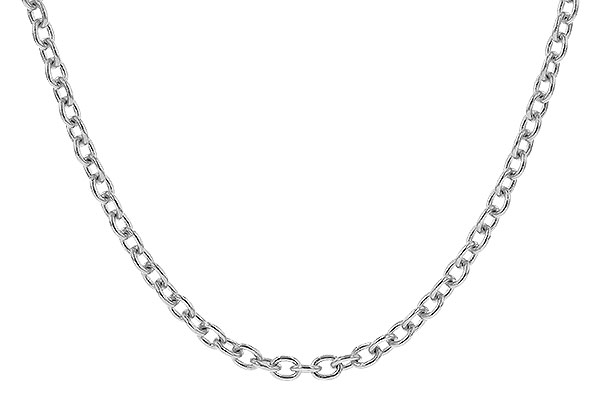 G328-88487: CABLE CHAIN (24IN, 1.3MM, 14KT, LOBSTER CLASP)