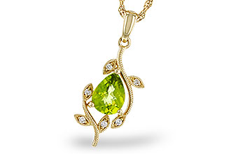G329-75769: NECKLACE 1.16 PERIDOT 1.21 TGW (8x6MM PER)