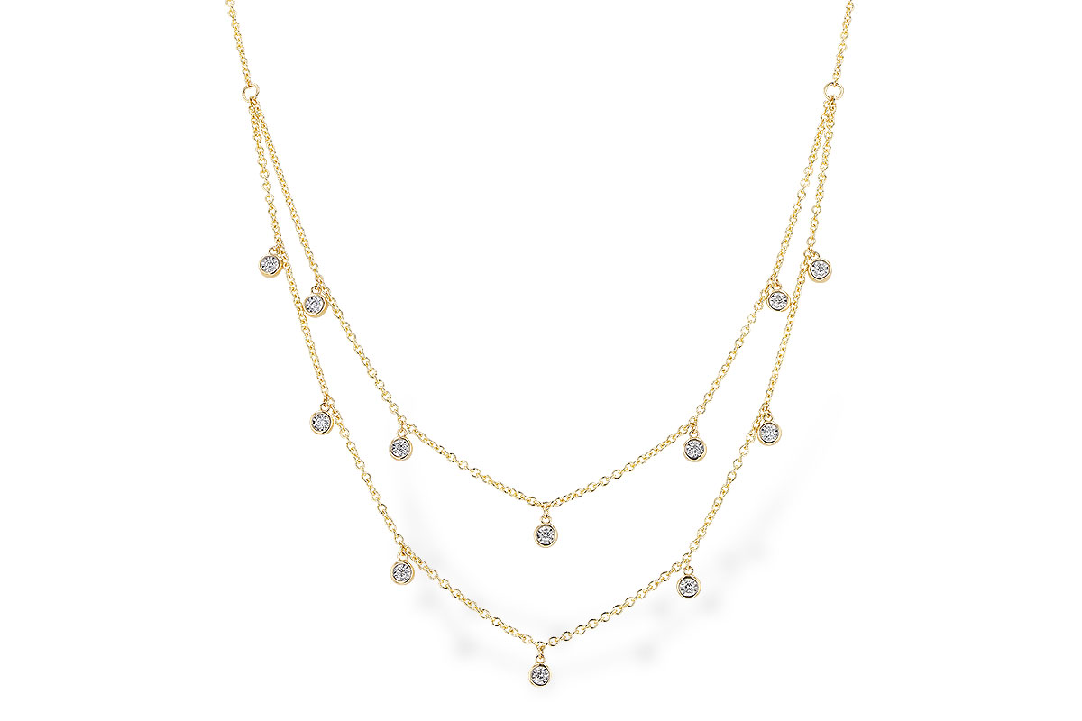 H328-83078: NECKLACE .22 TW (18 INCHES)