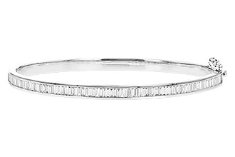 K328-83078: BANGLE 1.02 TW BAGUETTE DIAMONDS