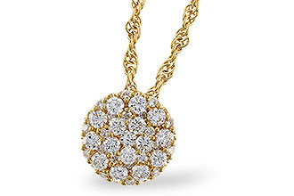 L329-75732: NECKLACE .25 TW