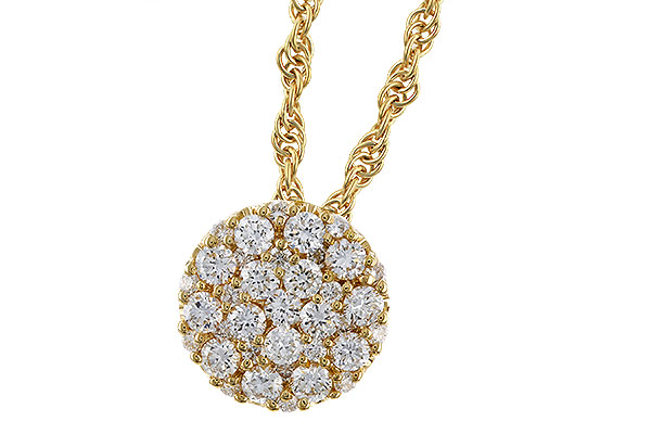 L329-75732: NECKLACE .25 TW