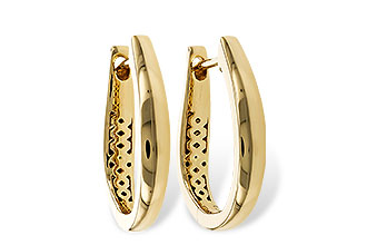 M329-78532: GOLD EARRINGS (17MM)